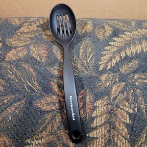 KitchenAid Black 13.5 inch Slotted Spoon- NWOT